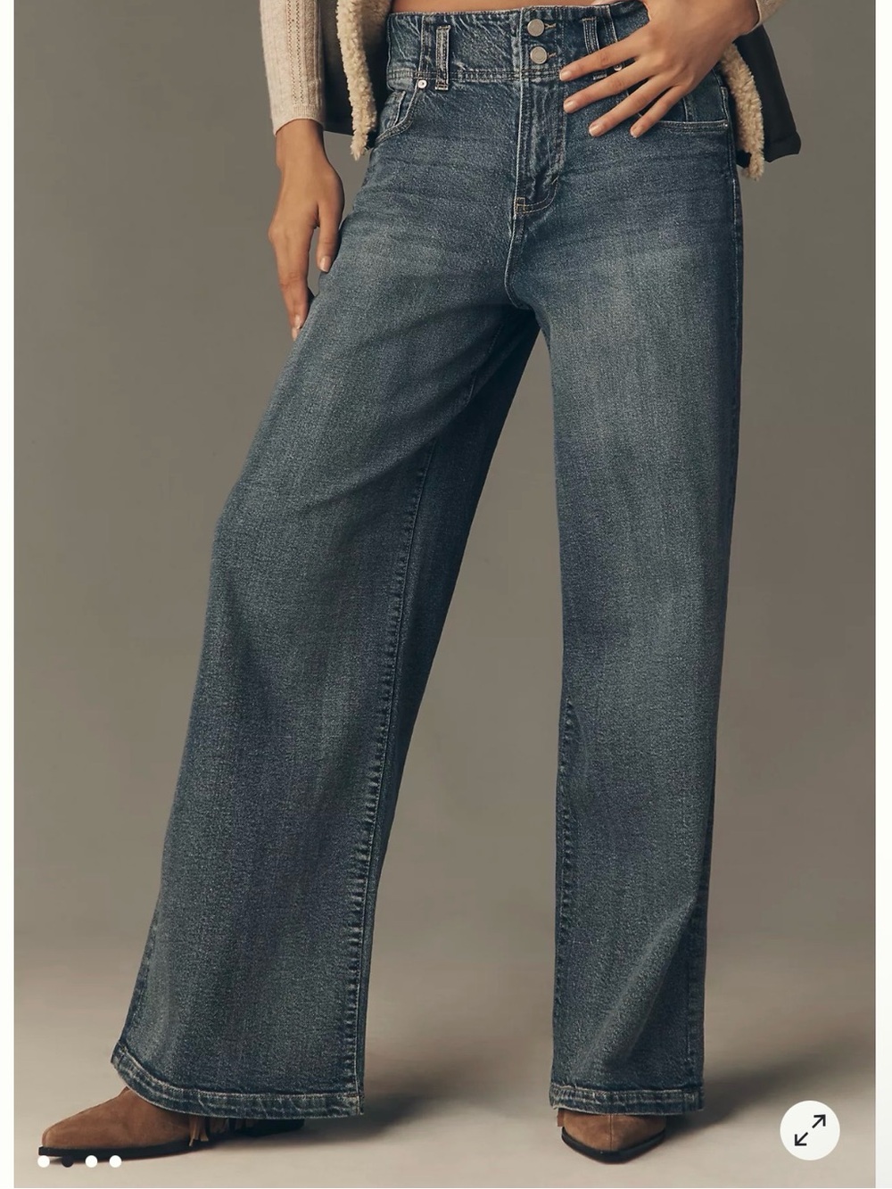Habitual Shay high rise wide leg jeans